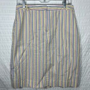 Brooks Brothers Women’s Seersucker Cotton Pencil Skirt Size 8